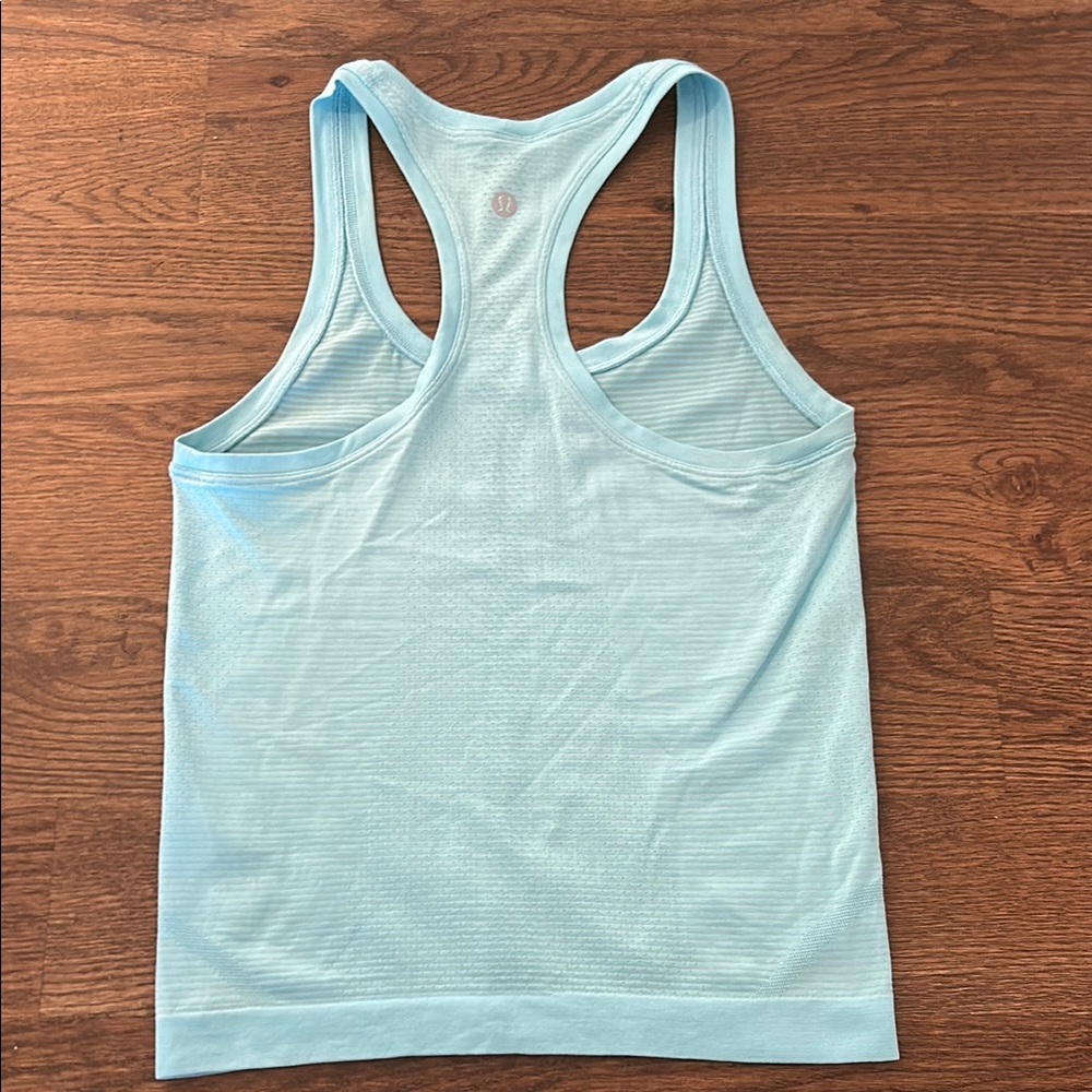 Women's Light Blue Racerback Tank Top